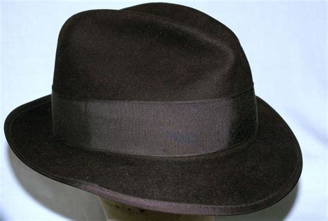 Vintage John B Stetson Royal Stetson Fedora Hat Brown 7 Ebay