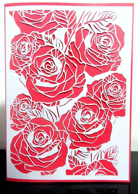 Papercut Rose Love Like Share Order Custom Paper Cuts By My Paper