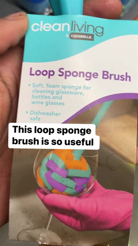 This Loop Sponge Brush Is So Useful Malachi Talks Malachi Talks
