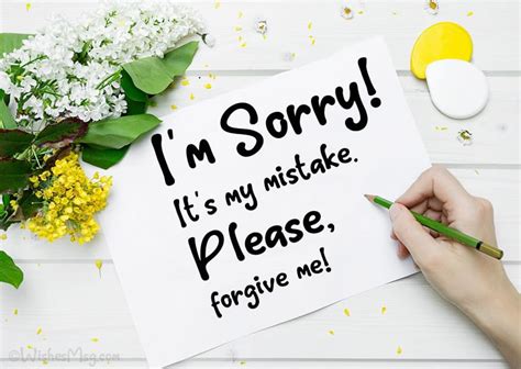 Sorry Messages Perfect Apology Messages Wishesmsg