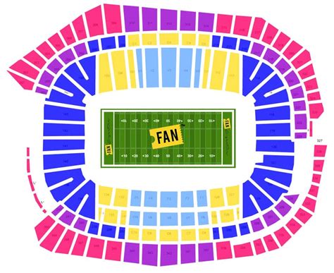 Super Bowl Seating Chart Sports And Entertainment Travel