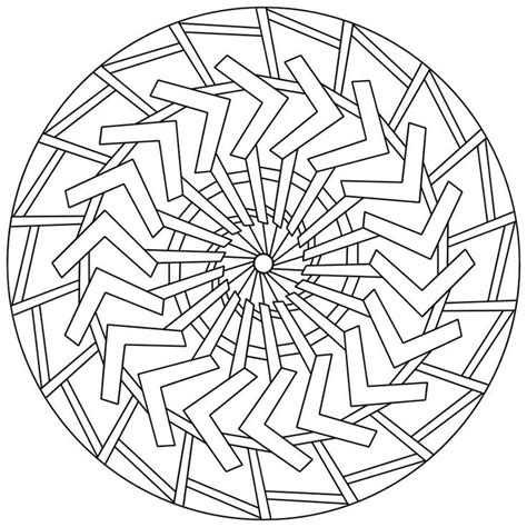 Pinwheel Mandala Coloring Pages Coloring Pages