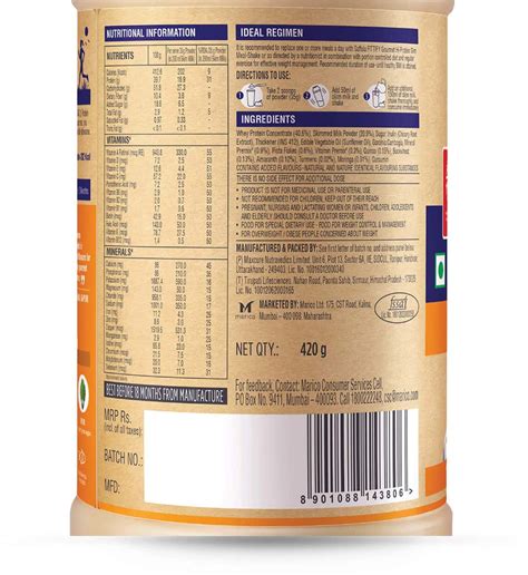 buy saffola fittify hi protein slim meal shake kesar pista buy 1 get 1 each pack 420 gm online