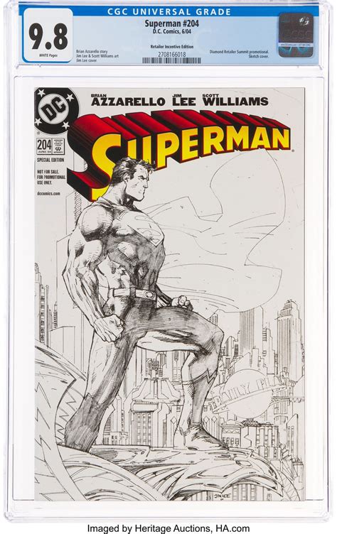 Superman Strikes An Iconic Pose On Jim Lee Cover At Heritage Auctions