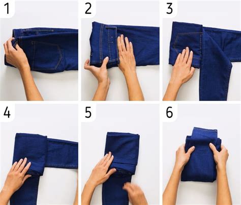 How To Fold Clothes Compactly En 2023 Doblar Los Pantalones Paño