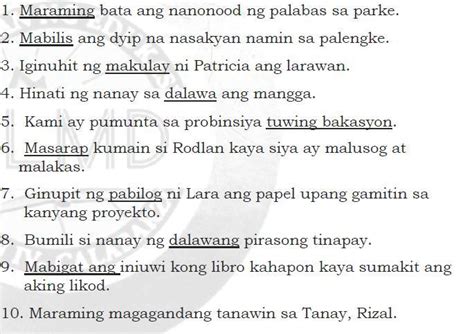 Basahin Ang Pangungusap At Tukuyin Kung Anong Uri Ng Pangungusap Ito Isulat Ang Titik Ng Sahida