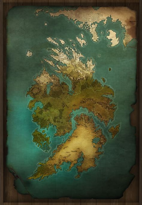 Fantasy World Maps On Behance Fantasy World Map Fantasy Map World