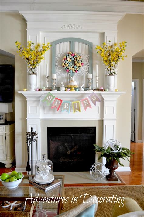 24 Spring Mantel Decor Ideas To Brighten Up The Space With Seasonal Blooms
