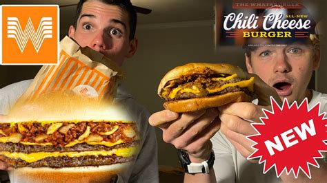 New Whataburger Review The Chili Cheeseburger With Crunch Taste And