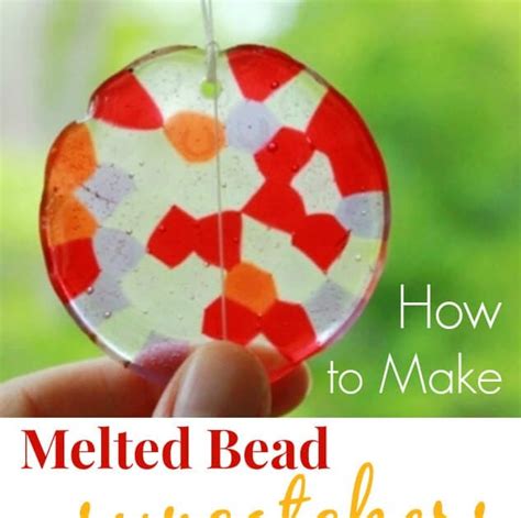 Sparkly Ladies Kids Fun ~ How To Make Melted Bead Suncatchers