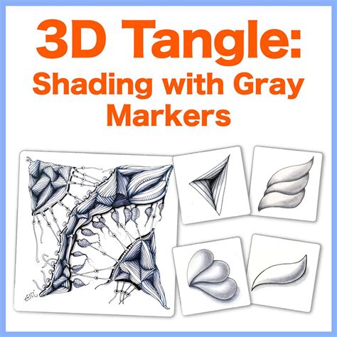 And maria thomas (artist) who live in massachusetts • created as a means of merging meditation or relaxation with art • each tangle pattern has a name. Shading with Gray Markers PDF Ebook | Enie, Zentangle muster, Zentangle