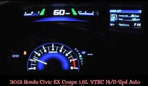 2012 Honda Civic Coupe 0-60 MPH - YouTube