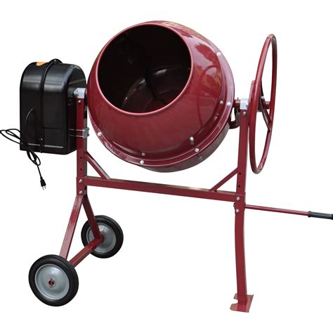 Northern Industrial Portable Cement Mixer — 6 Cubic Ft 1 Hp Model