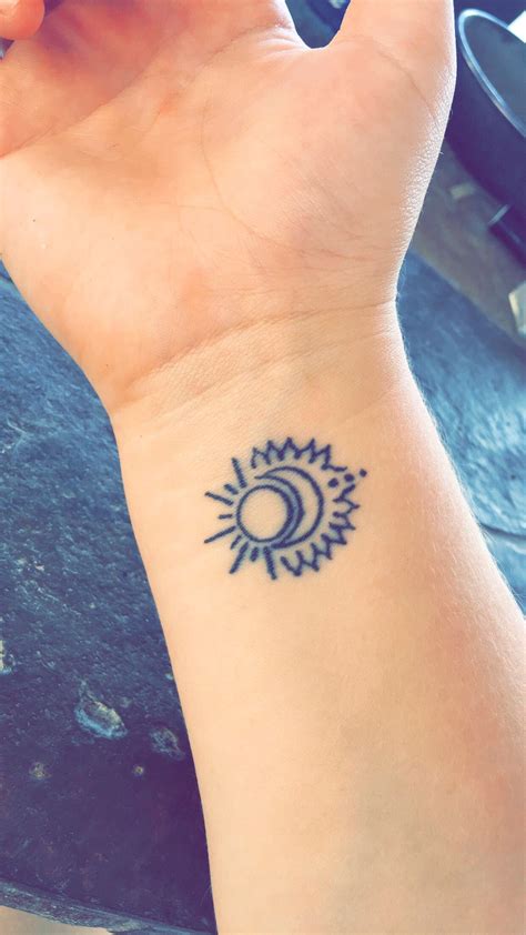 My Sun And Moon Tattoo Update Sunandmoon Sun Moon