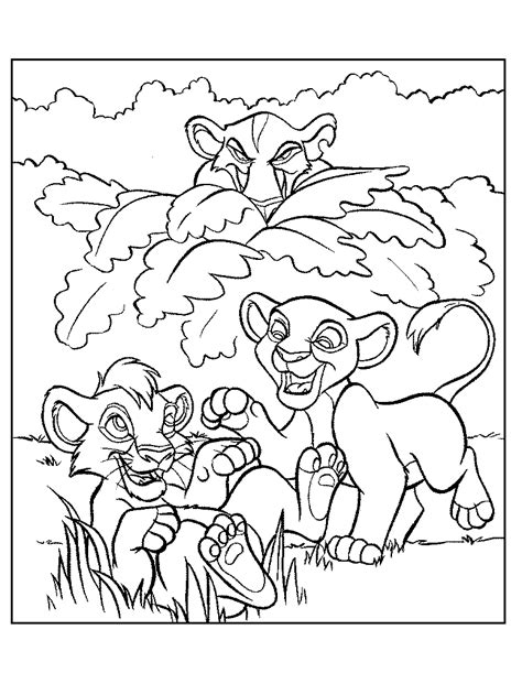 Download printable lion coloring pages to print for free. Lion King 2 Printable Coloring Pages - Berbagi Ilmu ...