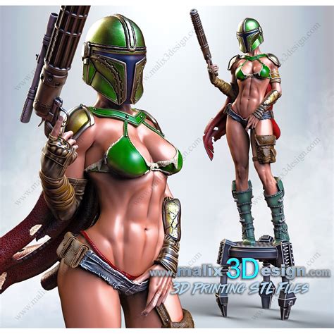 Lady Mandalorian Stl Files