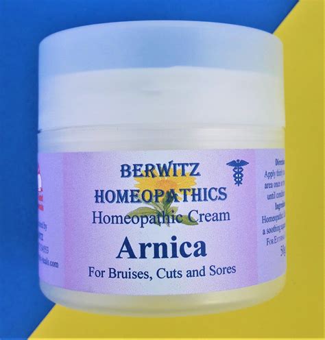 Arnica Homeopathic Cream 50g Healing And Soothing Bruises And Etsy