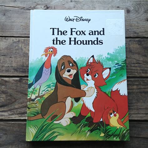 The Fox And The Hounds Disney Book Etsy