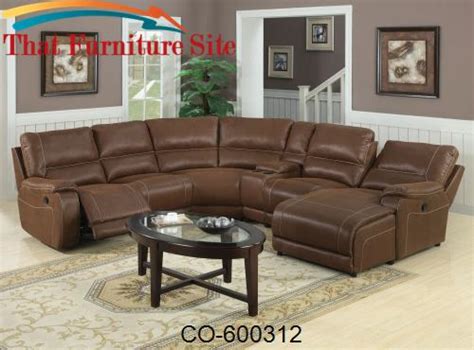 Loukas Extra Long Reclining Sectional Sofa With Chaise By Coaster Baci Living Room