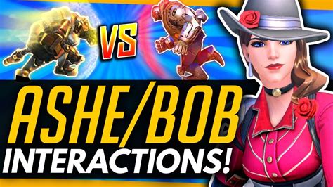 Overwatch Ashe Bob We Test Everything All Ability Interactions