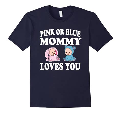 Pink Or Blue Mommy Loves You Gender Reveal Shirt T Fl Sunflowershirt