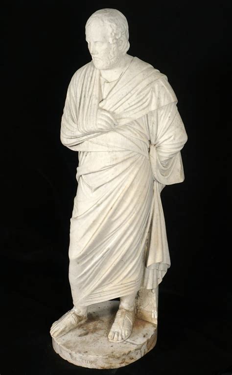 Sold Price 18th C Life Size Sculpture Of Aristides Of Athens