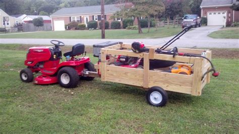 Lawnmower Utility Trailer 4 Steps With Pictures Instructables