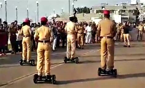 puducherry cops are now using segways for patrolling