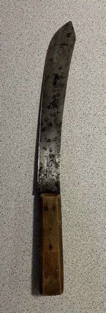Vintage I Wilson Butcher Knife Slicer Sycamore St Sheffield England