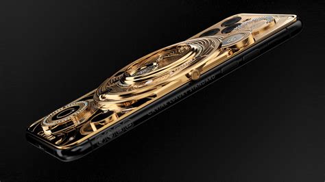 The iphone 11 pro display has rounded corners that follow a beautiful curved design, and these corners are within a standard rectangle. Caviar Phone's Super Luxe iPhone 11 Pro Discovery Solarius ...
