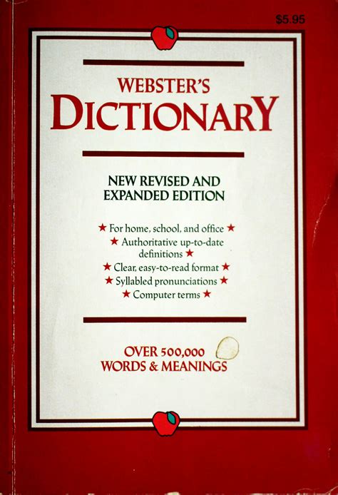 Websters Dictionary New Revised And Expanded Edition By Landoll Inc