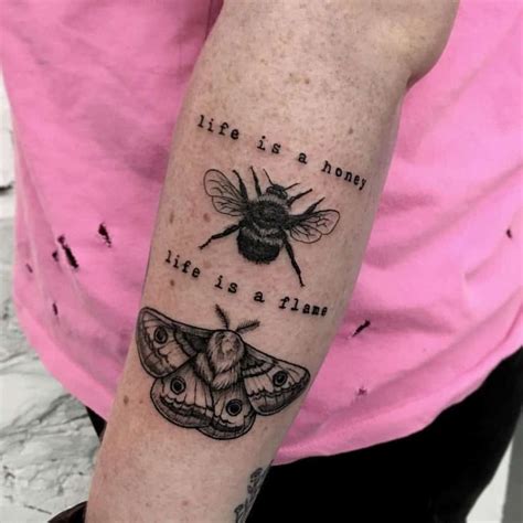 Bee Tattoo Meanings And Placement Ideas Bee Tattoo Meaning Honey Bee