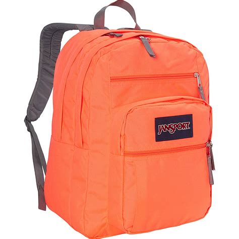 Jansport Big Student School Backpack Tahitian Orange