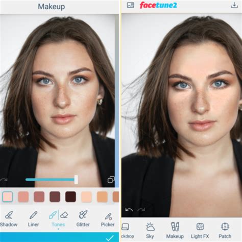 Selfie Digital Makeup Apps How To Add Makeup To Photos Facetune2