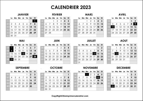 Calendrier 2023 Excel The Calendrier