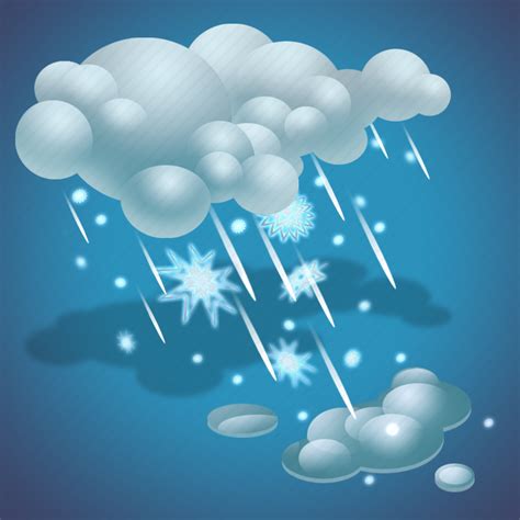 Clouds Rain Rain And Snow Snow Weather Forecast Icon Download On