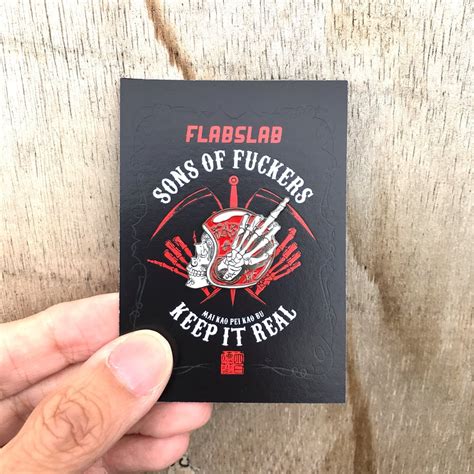 Flabslab — Sons Of Fuckers Enamel Pin