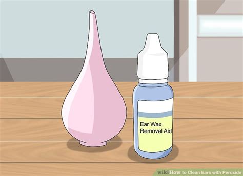 Hydrogen peroxide shouldn't be used to clean cuts or wounds. 3 Ways to Clean Ears with Peroxide - wikiHow