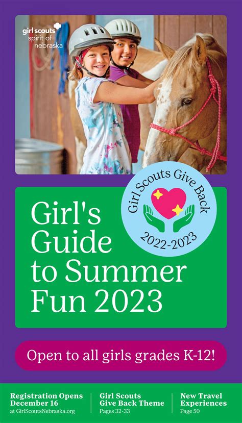 2023 girl s guide to summer fun by girl scouts spirit of nebraska issuu