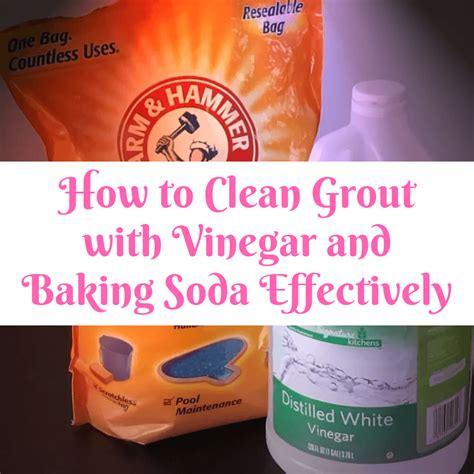If you don't want to use a chemical floor tile grout cleaner, mix a solution with one part vinegar and one part water. How to Clean Grout with Vinegar and Baking Soda Effectively