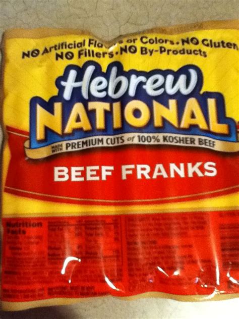 אך הבית הזה בסכנה ותחת איום חמור; Hebrew National Original hot dogs | Hebrew national, Food ...