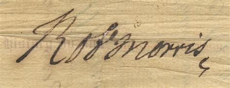 Robert Morris Autograph 1531617 Promissory Note From His Business