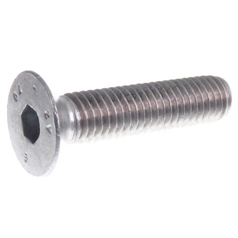 Tornillo Avellanado Seccaro M8 X 35 Mm Acero Inoxidable V2a Va A2 Din