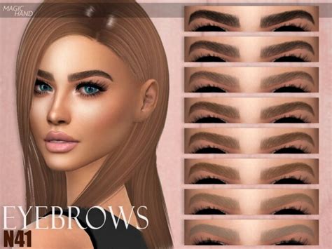 Eyebrows N41 By Magichand At Tsr Sims 4 Updates