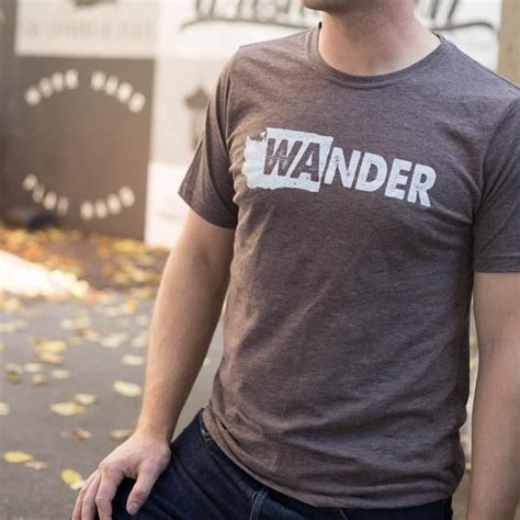 Wander Washington T Shirt Pnw Shirt Shirts T Shirt