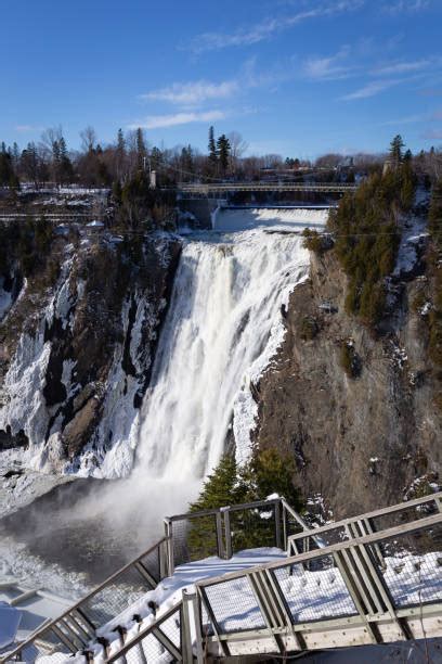 70 Montmorency Falls Winter Stock Photos Pictures And Royalty Free