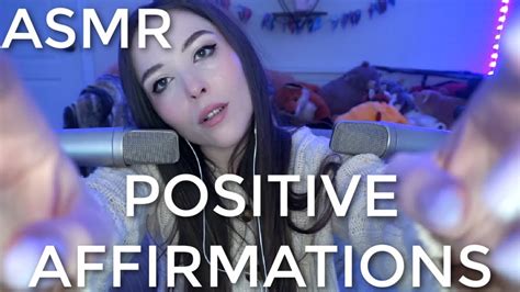 Asmr Sweet Positive Affirmations Face Touching Youtube