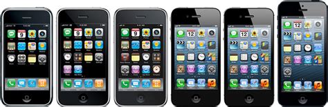 The Iphones Evolution Graphic