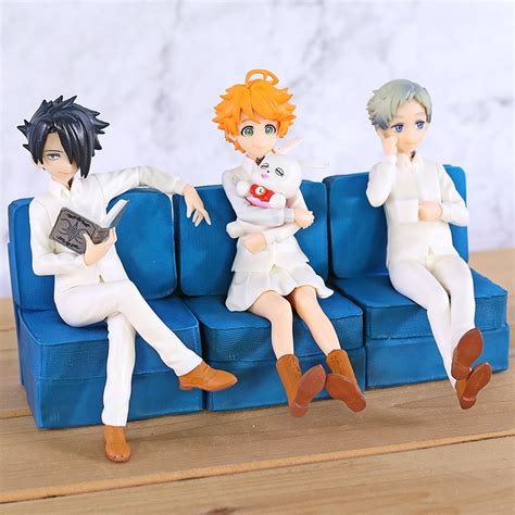 Anime The Promised Neverland Emma Norman Ray Pvc Action Figure Toy The