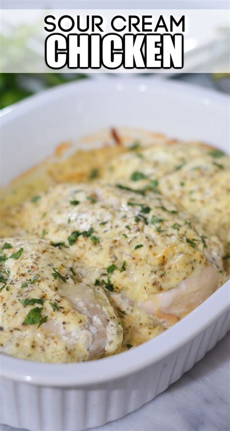 The best sour cream shredded chicken the best ever, i used chicken thighs instead of chicken breast. Easy Sour Cream Chicken Recipe - Mommy's Fabulous Finds